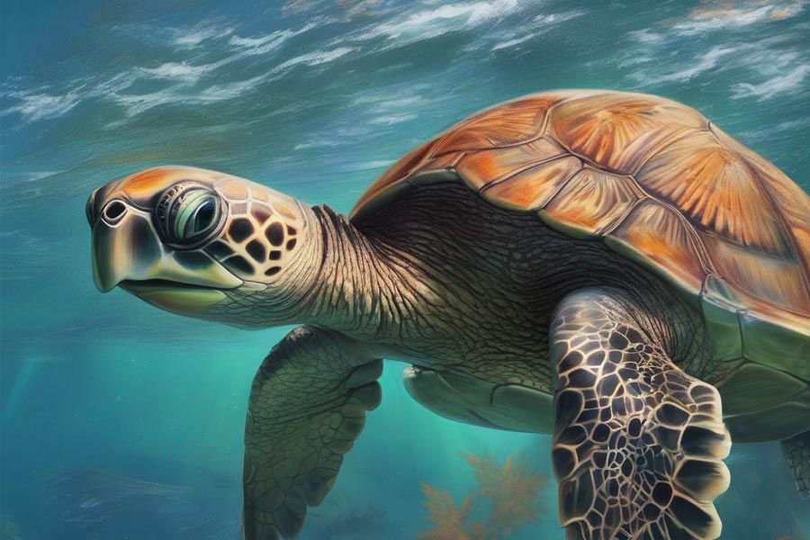 ai generated turtle